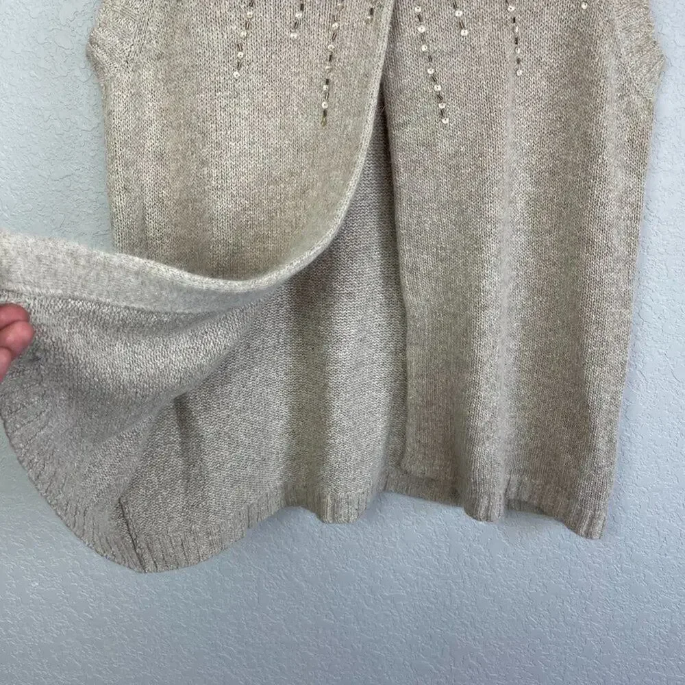 PINE NEEDLES Silk Sweater Vest Size M - Picture 3 of 6